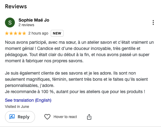 Atelier privé de fabrication de savons – Image 2